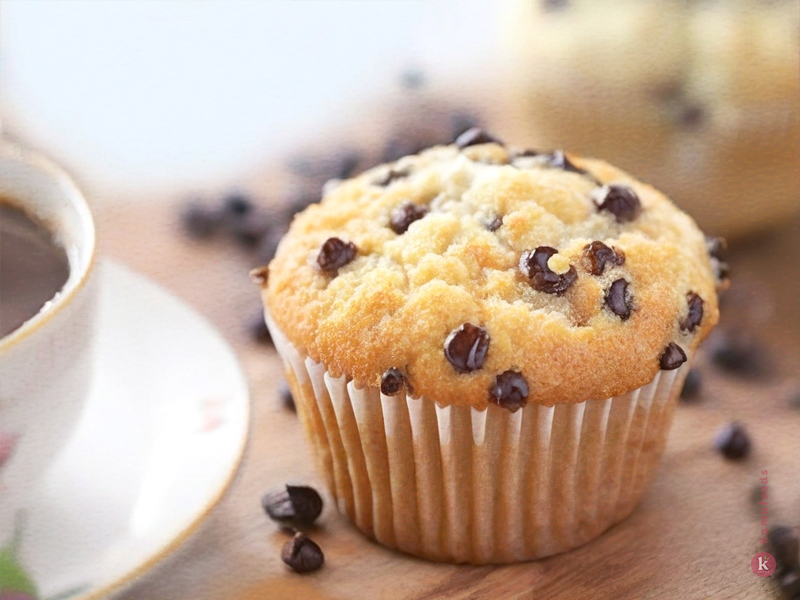 Ingredients for moist muffin recipe including flour, eggs, and milk.